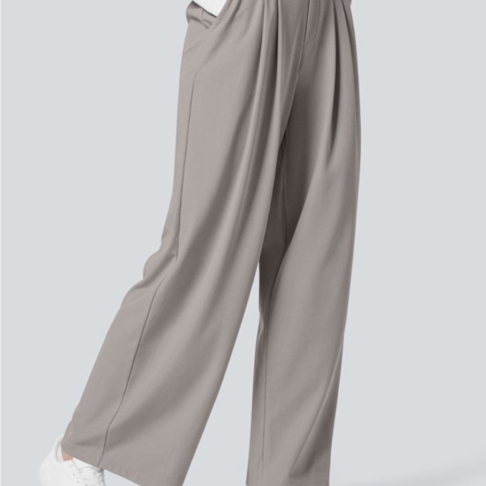 Halara Flex™ High Waisted Pocket Wide Leg Waffle Work Pants size xs